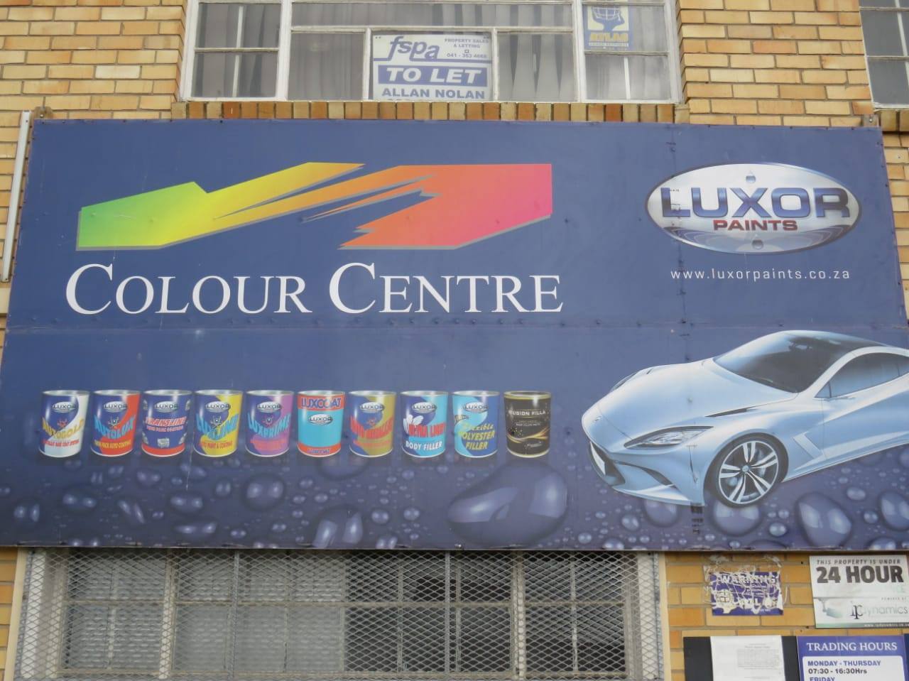 Colour Centre Luxor Paints signage